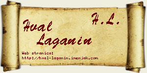 Hval Laganin vizit kartica